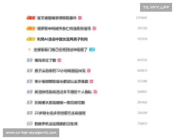 利用AI造谣“中国女篮” 两男子被刑拘